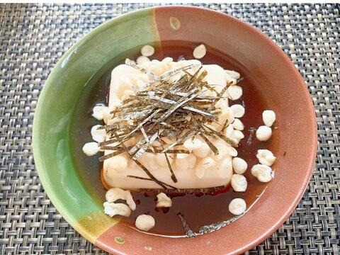 おつまみにもなる！たぬき豆腐